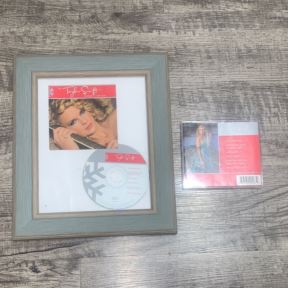 Taylor Swift Holiday Collection CD & Booklet - Framed